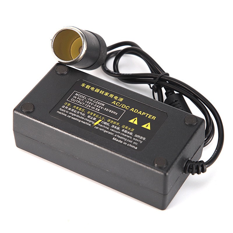 Bộ Chuyển Đổi 12v Sang 220v - Bộ Đổi Nguồn 220v Sang 12v - Hàng Xịn, Dòng Điện Ổn Định 5a, An Toàn Máy [MILOZA]