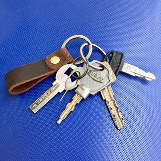 Móc Chìa Khóa, Móc Khóa Da Bò Thật 100%