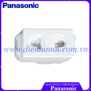[CHÍNH HÃNG PANASONIC]Ổ cắm đơn 2 chấu có màn che an toàn Panasonic