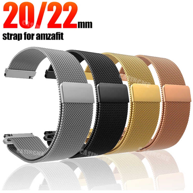Dây Đeo Kim Loại Từ Tính Thay Thế Cho Đồng Hồ Thông Minh Huawei Watch GT 2 3 Watch2 Watch3 Pro GT Active GT 2E GT2 GT3 Pro 42mm 46mm