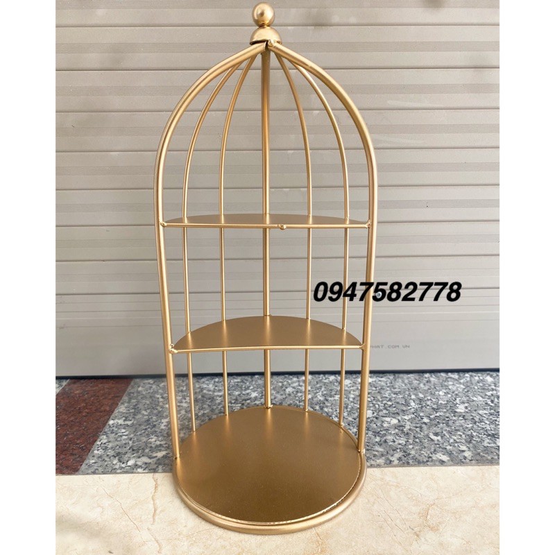 Kệ Mỹ phẩm lồng chim Decor