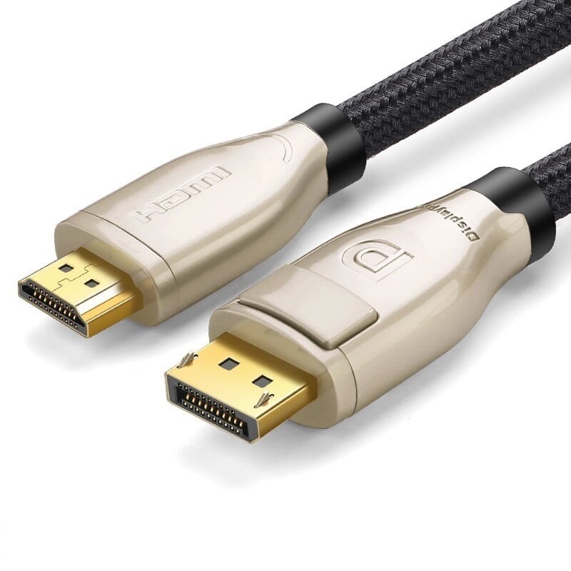 Cáp chuyển đổi DP(1.2) sang HDMI(2.0) Màu Đen UGREEN 40436 40435 40434 40433 40432 DP111