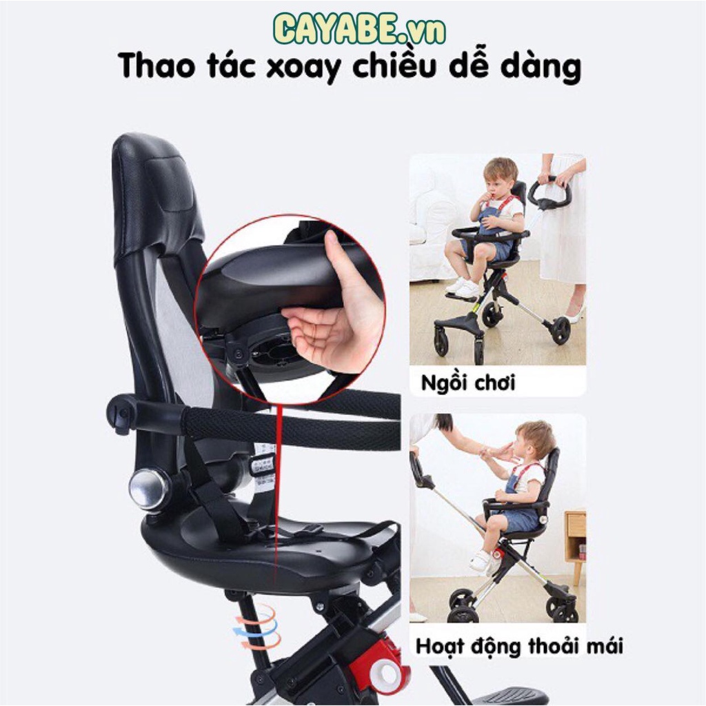 Xe đẩy cho bé gấp gọn du lịch, siêu nhẹ Tomorrow Sky - Bản có phụ kiện  và không phụ kiện