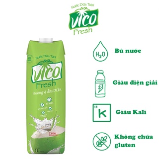 1 Hộp Nước Dừa Tươi ACP Vico Fresh 1L - Vị Dừa Dứa