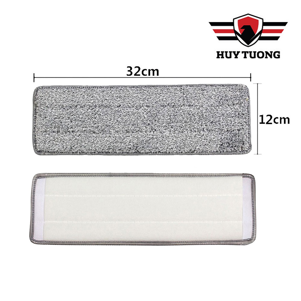 Bông lau nhà thay thế  FREE SHIP  Bông lau nhà thay thế cho cây lau nhà tự vắt SIZE 12x33cm - Huy Tưởng