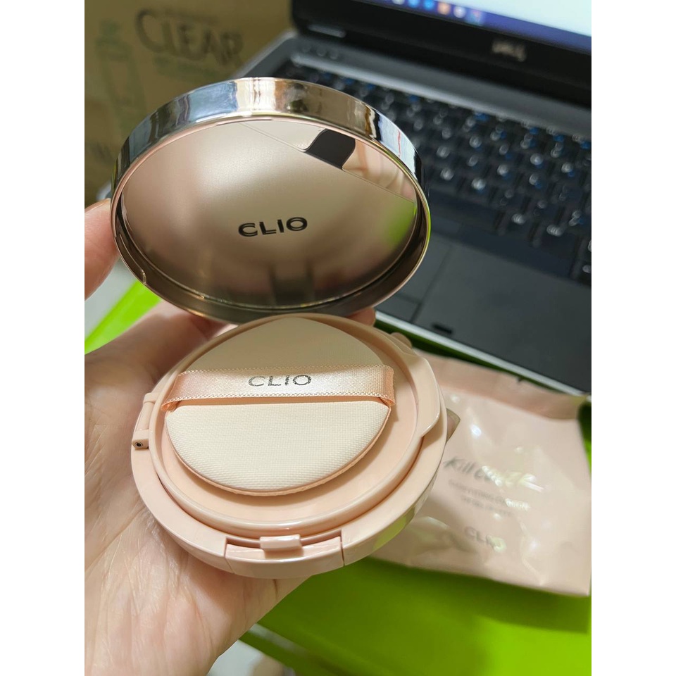 Phấn nước Clio Kill Cover Glow Cushion SPF 50 tặng kèm lỗi