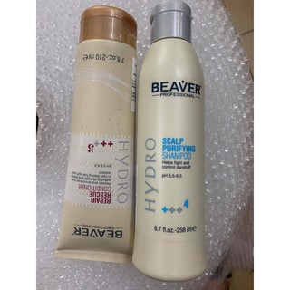 Cặp gội xả chống rụng và trị gầu beaver +++5 và 4