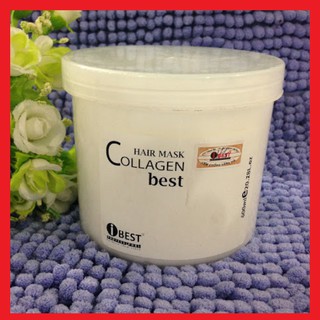 Kem ủ tóc Collagen IBEST chăm sóc tóc uốn, duỗi, hư tổn, giúp tóc vào nếp, suôn mượt, chắc khoẻ 600ml