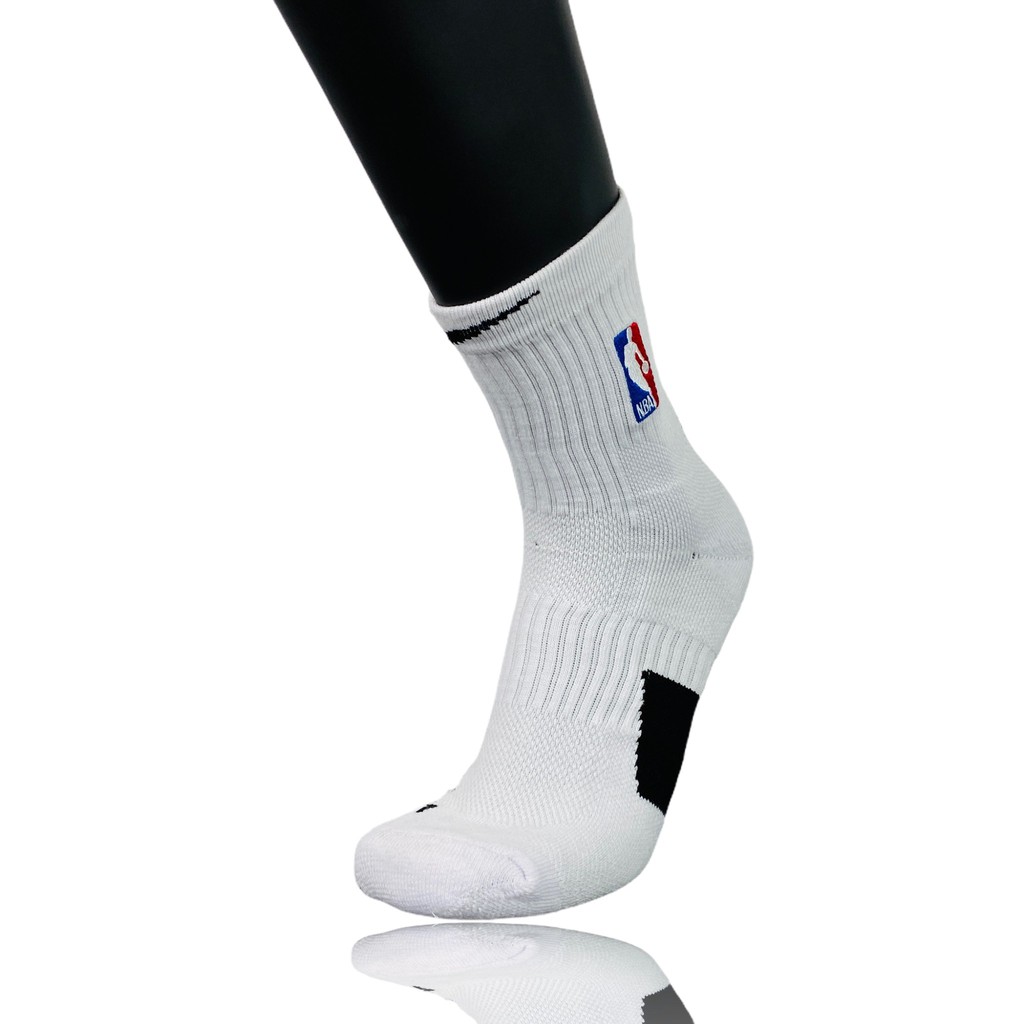 [Mã FAMAYMA giảm 10K đơn 50K] Tất bóng rổ NBA Elite Quick Crew cao cổ - Hỗ trợ, bảo vệ chân, đi giày chắc chân hơn