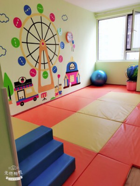 [TẶNG GEL NƯỚC RỬA TAY KHÔ] Tranh dán tường mica 3D - Vòng quay mặt trời, trang trí mầm non, trang trí khu vui chơi trẻ | BigBuy360 - bigbuy360.vn