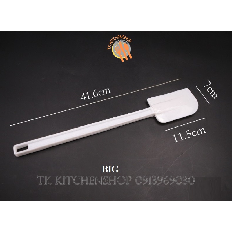 Dụng Cụ Làm Bánh – Vét Bột Silicon Chất Lượng Tốt – 3 kích thước/  Spatula phới trộn bột, phới dẹt silicon