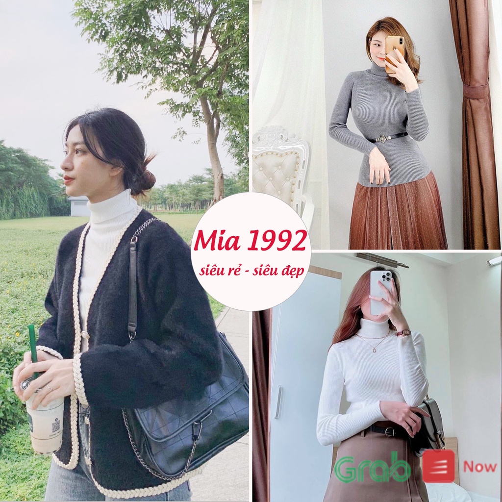 Áo len cổ lọ MIA1992 cao cấp - áo len cổ lọ nữ ôm dáng form co dãn phong cách Hàn Quốc | BigBuy360 - bigbuy360.vn