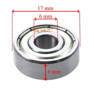Cặp Vòng Bi Trục 6mm