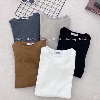 áo pull trơn basic dài tay -áo 3158 tay bo