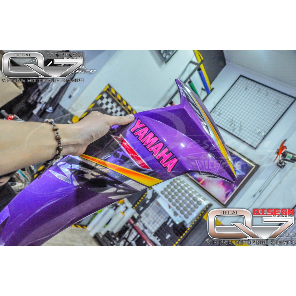 Tem Rời Sirius 110 TÍM BẠC