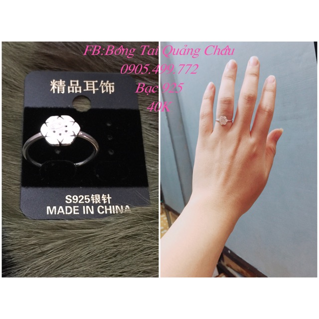 BÔNG TAI VÀ NHẪN CHO KHÁCH
