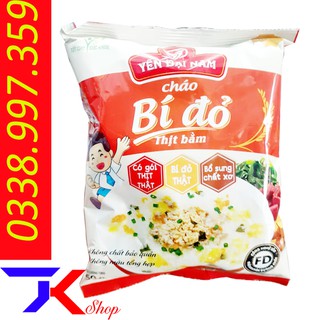 Cháo Bí Đỏ Thịt Bằm 50g