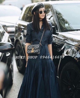 Mũ nồi da dior