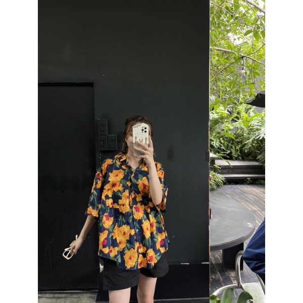 Somi Orange - Somi hoạ tiết hình thật  k10