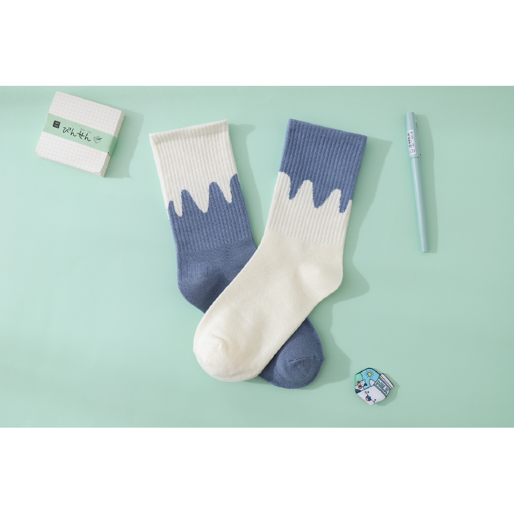 Vớ cotton màu sắc ngọt ngào thời trang cho nam và nữ