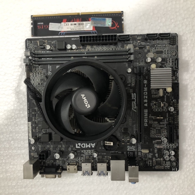 COMBO MAIN ASUS A320M-R + CPU Ryzen 2200G