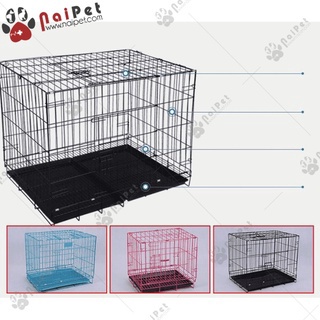 Lồng sắt lồng gấp gọn sơn tĩnh điện việt nam xuất khẩu lnt011 - size s: d4738cm