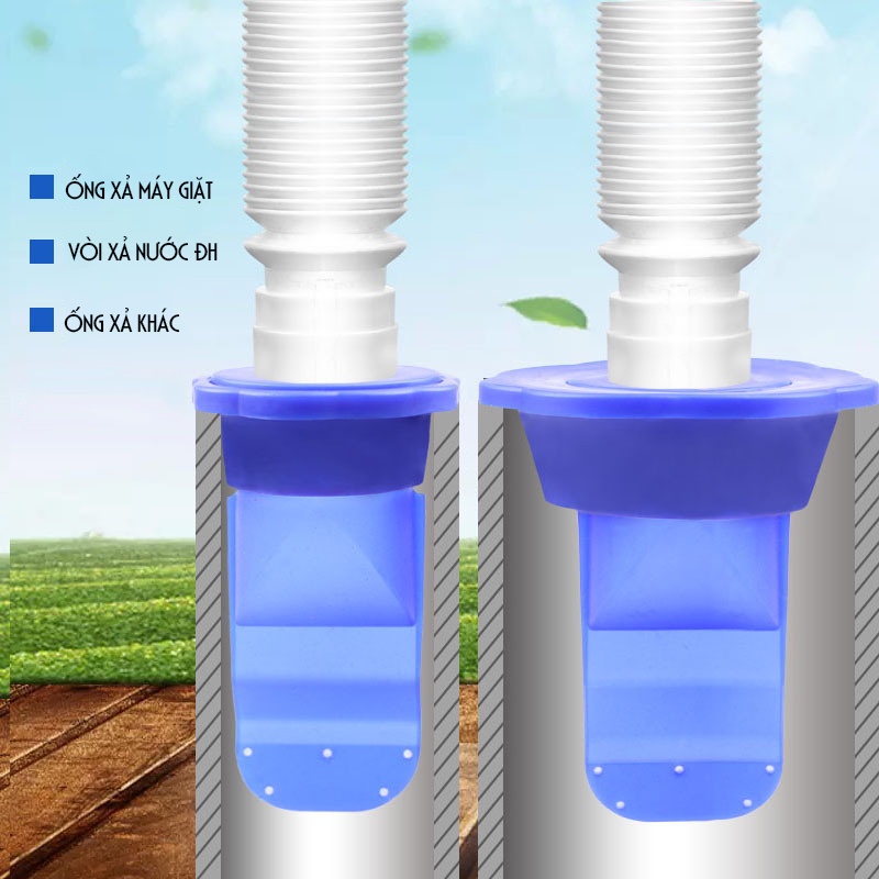 Phụ kiện Silicone chống ngăn mùi hôi vi khuẩn Nhà tắm Minh House