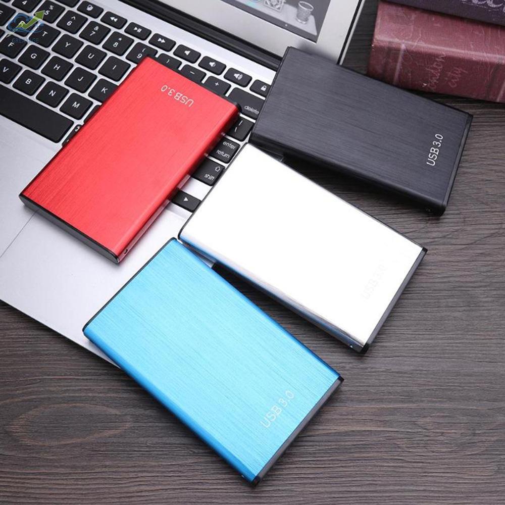 g☼2.5 Inch USB3.0 Hard Drive Box Aluminum Alloy USB3.0 to SATA Serial Hard Drive Box (Blue)