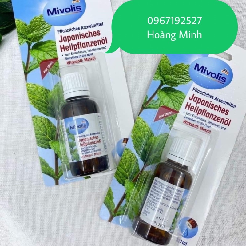 Tinh Dầu Bạc Hà Đức 30ml
