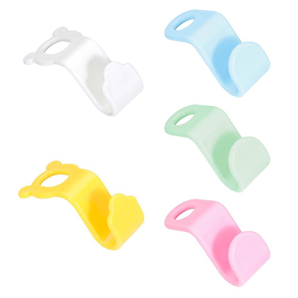 Set 5 Móc Treo Quần Áo Mini Chống Trượt Sáng Tạo Giá Đỡ