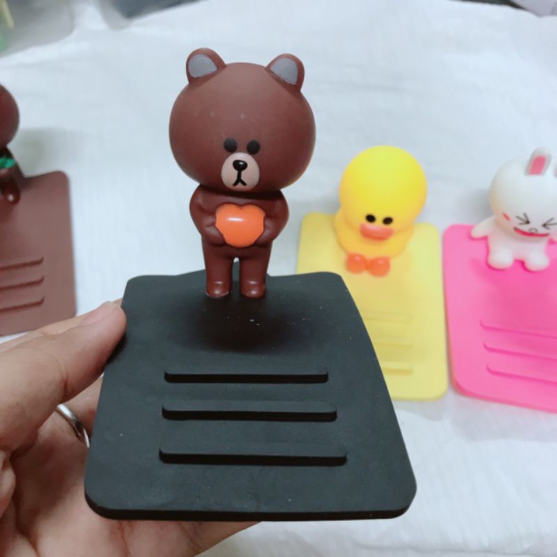 dựng điện thoại hình Thú silicon siêu bền