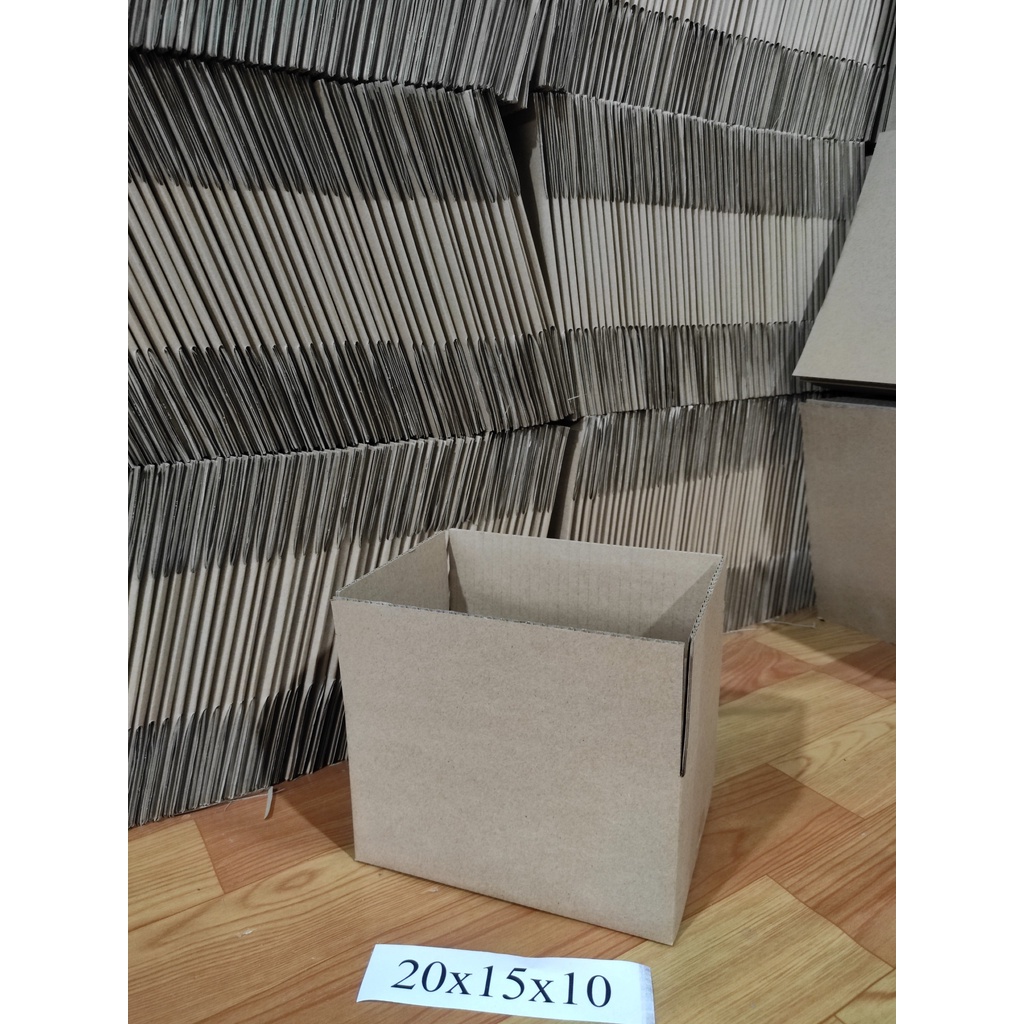 Thùng carton đóng hàng 20x15x10 bộ 100 không in