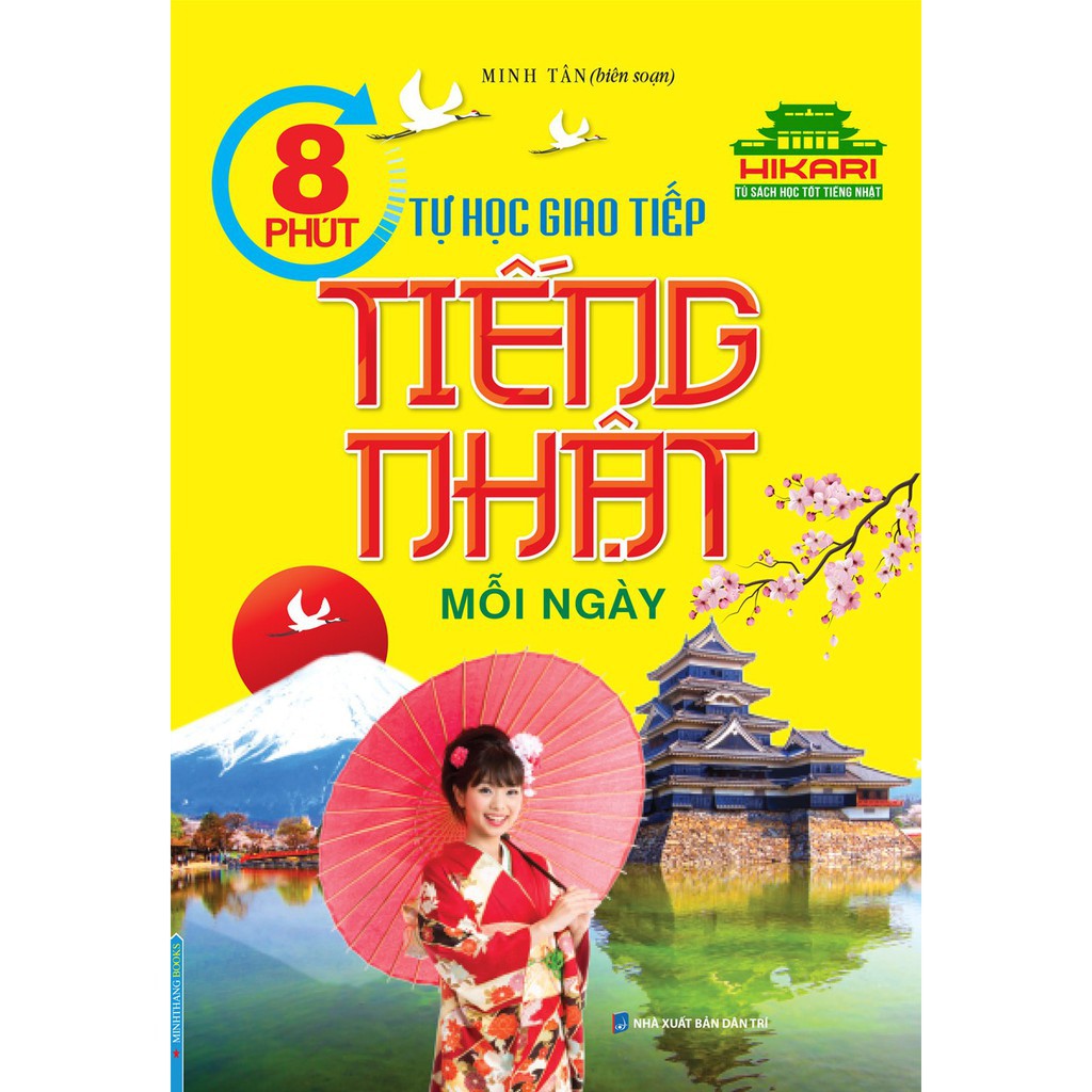 Sách - 8 phút tự học giao tiếp tiếng Nhật mỗi ngày