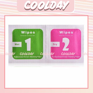 Miếng lau màn hình điện thoại và cường lực 1-2 ướt khô cooldayvn