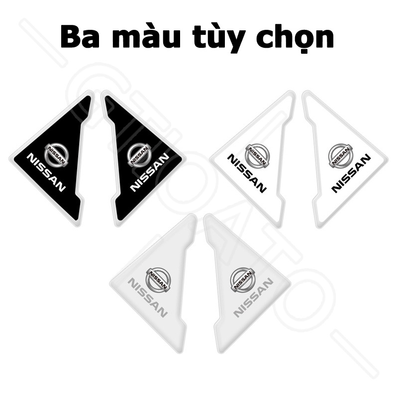 GTIOATO ChốNg Va ĐậP CửA Ô Tô Dán Góc Cửa Ô Tô Miếng Dán Chống Trầy Xước Ô Tô Miếng Dán Xe Phụ KiệN Xe HơI Cho Nissan X Trail Almera Sunny GTR Navara Teana Note Terra JUKE Kicks Serena ALTIMA Leaf NV200 Frontier Sentra GT-R Qashqai NV350