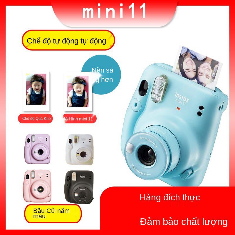 Máy ảnh Fuji Polaroid instax mini11 mẫu nam nữ sinh viên lấy liền Fool 8/9 nâng cấp