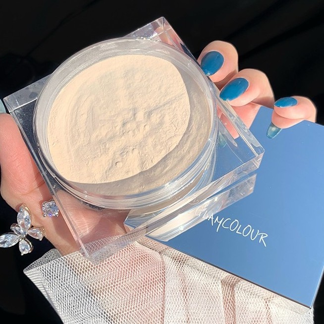Phấn Phủ Dạng Bột Glam Colour Màu Ngọc Trai Trong Suốt Cao Cấp