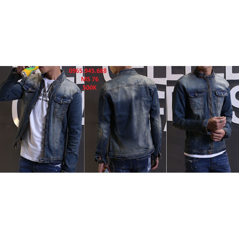 Áo khoác jean cao cấp