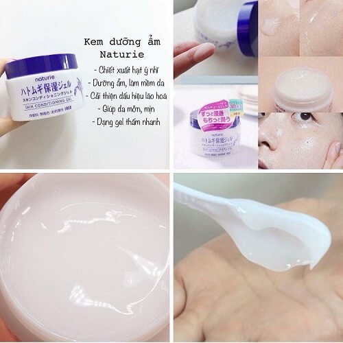 Kem dưỡng da Reihaku Hatomugi Moisturizing Conditioning The Milky Cream 300g