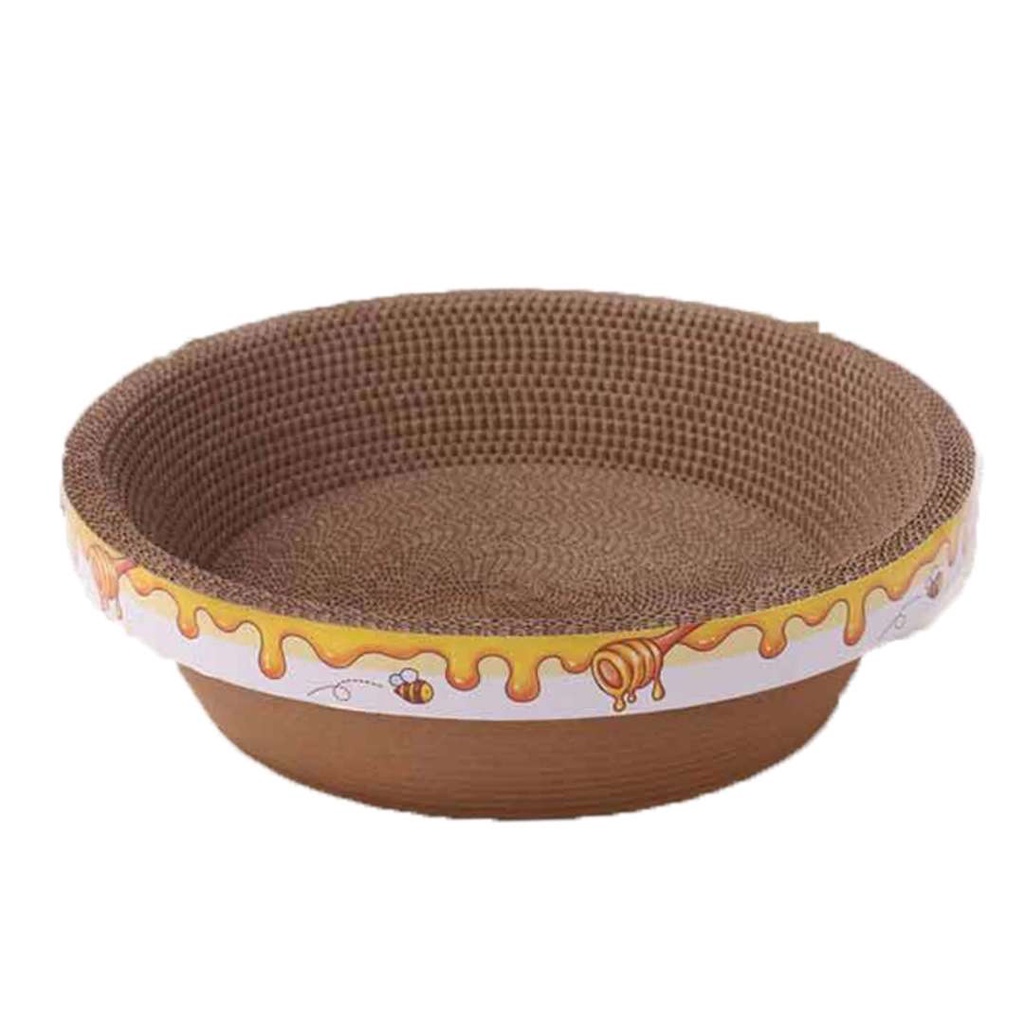 Có thể bán buôn Bàn Cào Móng cho mèo Giường cào cho mèo hai lớp có thể tháo rời Giường đệm trầy xước mèo con thoải mái để giảm căng thẳng Virgina056 Hàng giao ngay