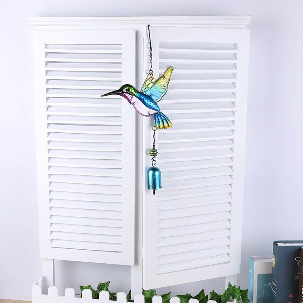 IVORY Chuông Gió Hình Chim Ruồi Trang Trí Ban Công