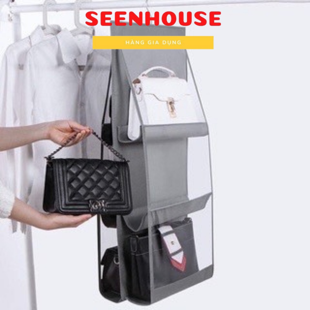 Túi bảo quản túi xách chống bụi 6 ngăn hàng chuẩn dày dặn