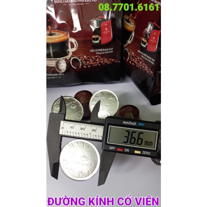 Cà Phê viên nén  Nespresso Chính Hãng Vinacafe - Viên nén De nam 24 viên