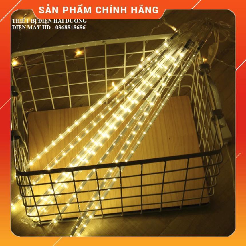 Đèn led sao băng chống nước 8 ống 50cm chạy mưa sao băng - Có Video - có đầu nối nhiều bộ vào một