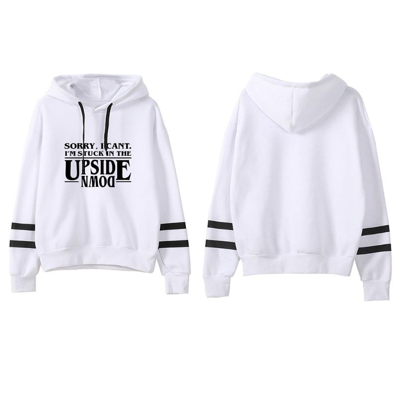 Áo Sweater Chui Đầu Pullov In Chữ Don 't Lie Upside Down Dễ Thương