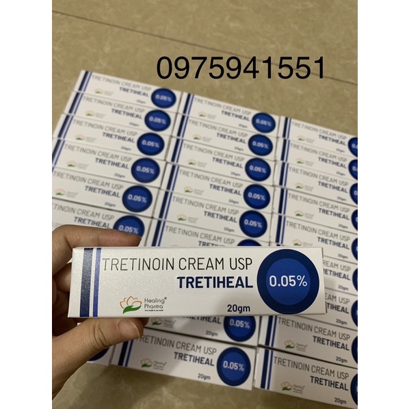 TRETIHEAL - Tretinoin Cream USP Kem giảm mụn, chống lão hóa 20gam