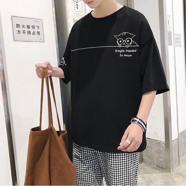 Áo phông nam nữ tay lỡ form rộng in hình cú mèo cực yêu, áo thun nam nữ unisex dáng rộng tay lỡ hot hit cực ưu đãi | BigBuy360 - bigbuy360.vn
