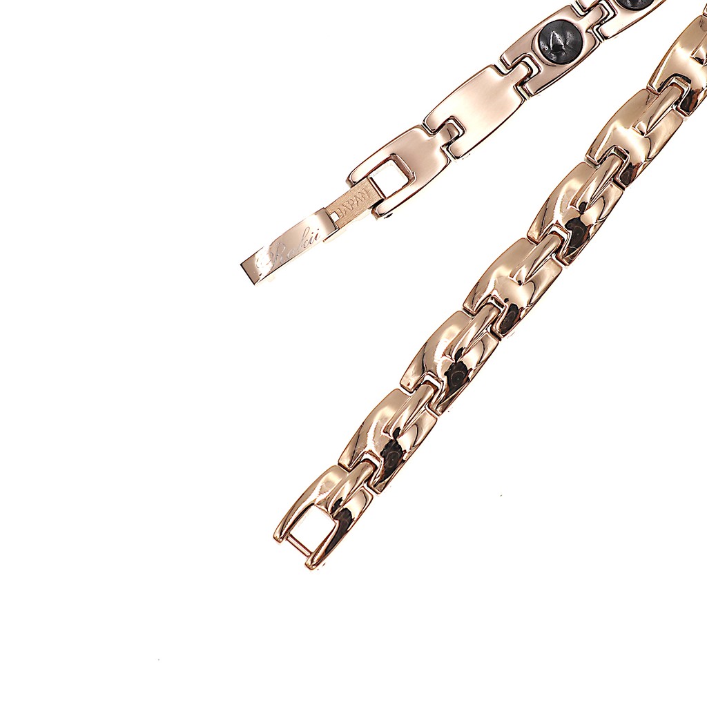 Vòng tay điều hòa huyết áp Rakii Nhật Bản ,Vòng đeo tay thời trang Germanium Hematite Zircon tinh khiết