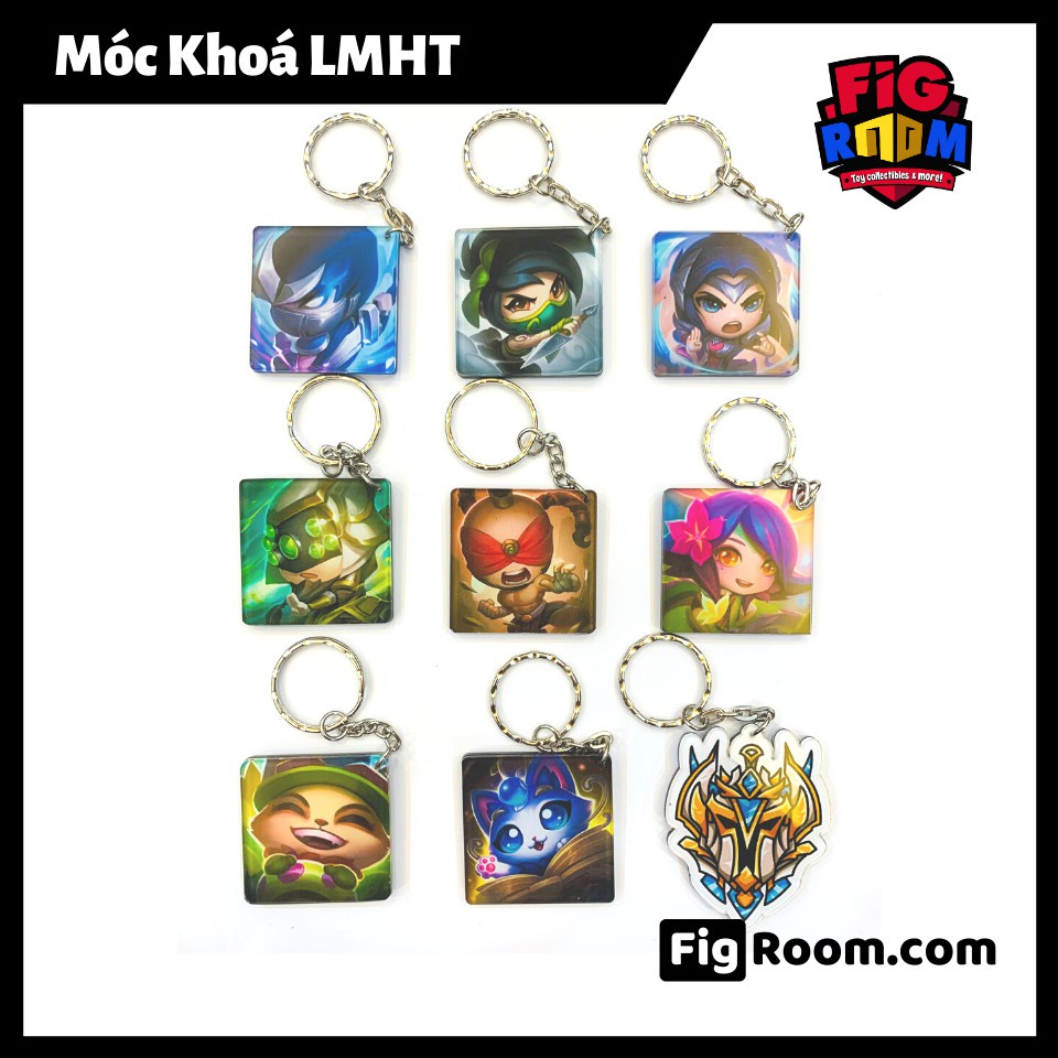 Móc khóa LoL custom theo yêu cầu - móc khóa avarta tướng LMHT