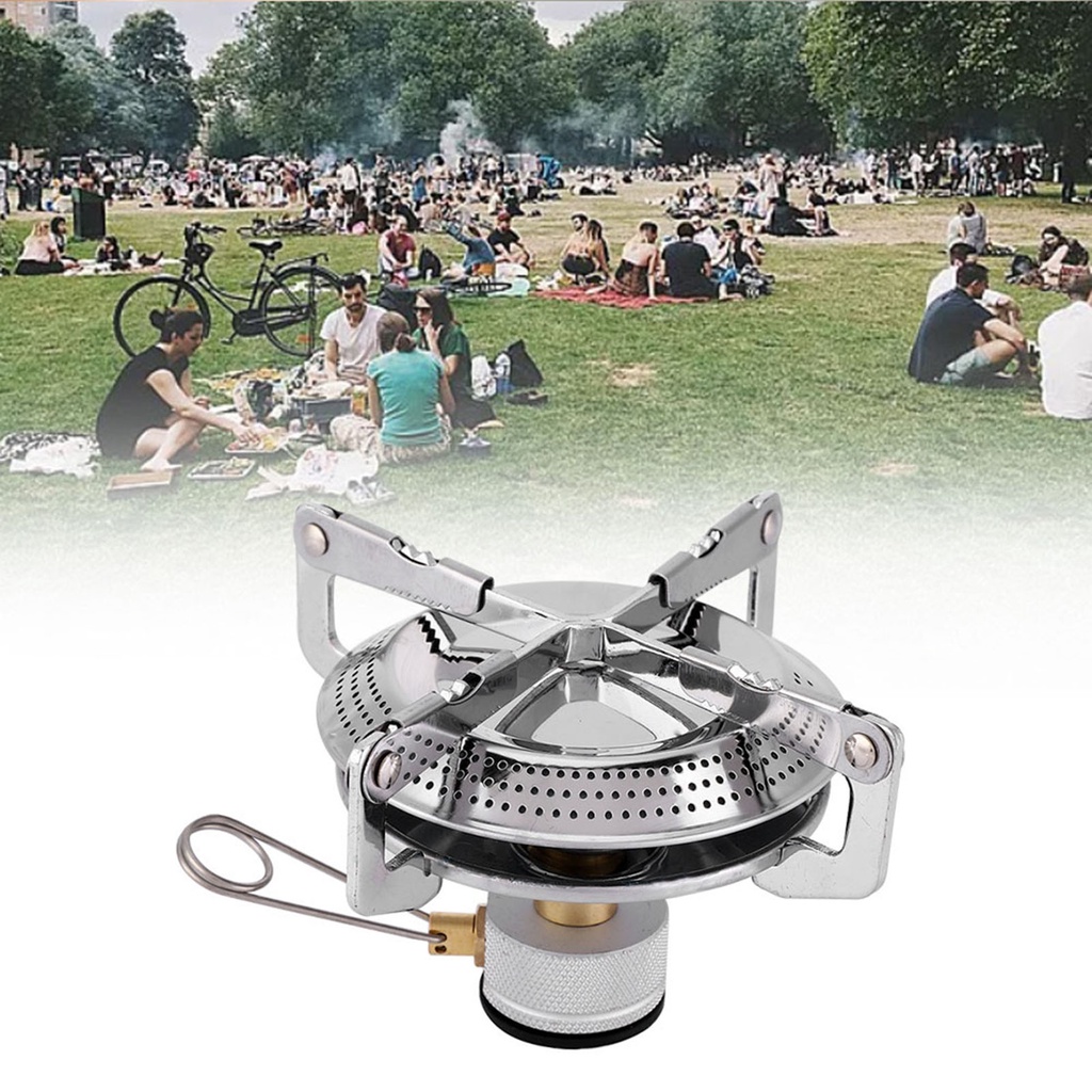 Bếp gas mini di động thích hợp khi đi cắm trại